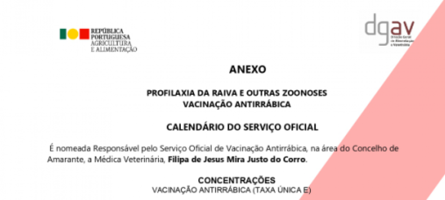 Vacinação Antirrábica  - Canídeos